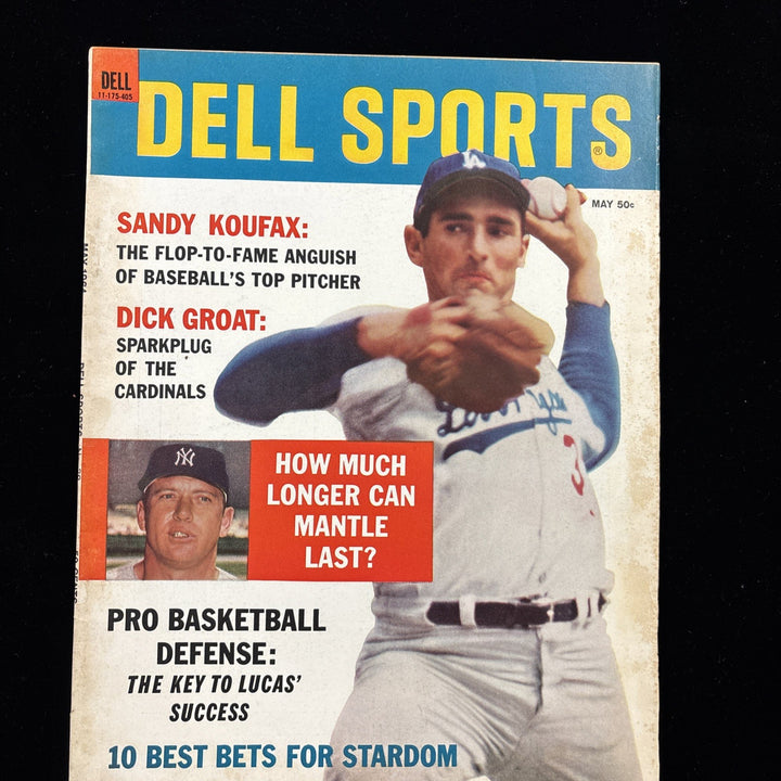 May 1964 Dell Sports Magazine Sandy Koufax Cover