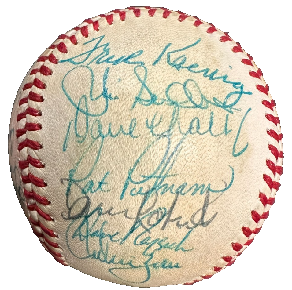 1979 Texas Rangers Team Autographed Baseball