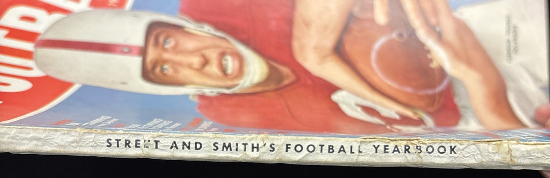 1957 STREET & SMITHS COLLEGE PRO FOOTBALL MAGAZINE CLENDON THOMAS OKLAHOMA SOON