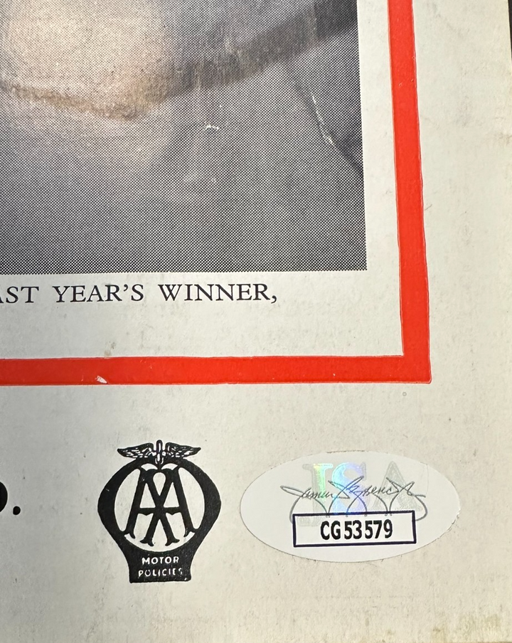 Arnold Palmer Autographed April 17, 1958 Issue Golf Illustrated JSA