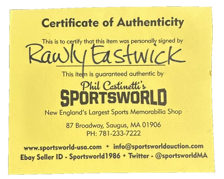 Rawley Eastwick Autographed Official Major League Baseball W/ 75 & 76 WS Champs