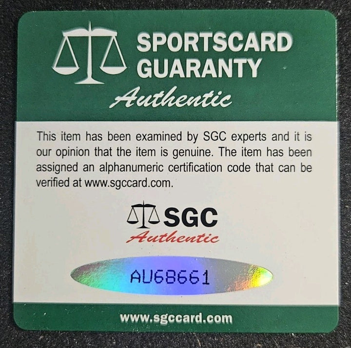 Wally Berger Autographed Cut SGC Boston Braves