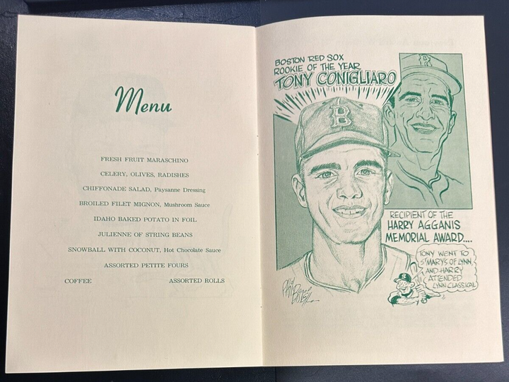 Jan 28, 1965 26th Annual Baseball Writers Association America Dinner Program