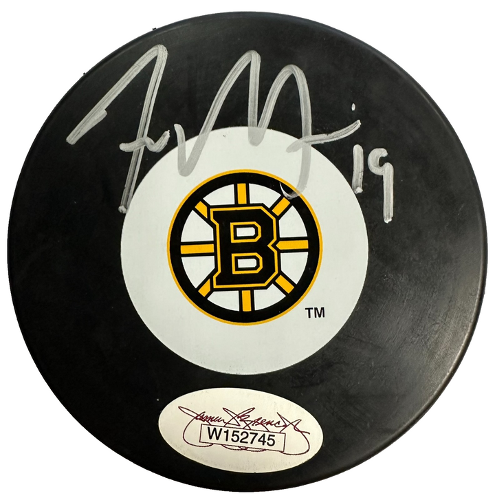 Tyler Seguin Autographed Boston Bruins Hockey Puck JSA