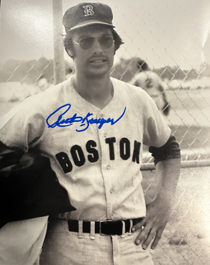 Rick Krueger Autographed 8x10 Photo 1975 Boston Red Sox