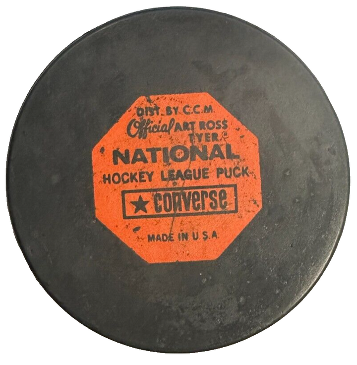 Vintage 1968 St. Louis Blues Art Ross Converse Game Hockey Puck NHL