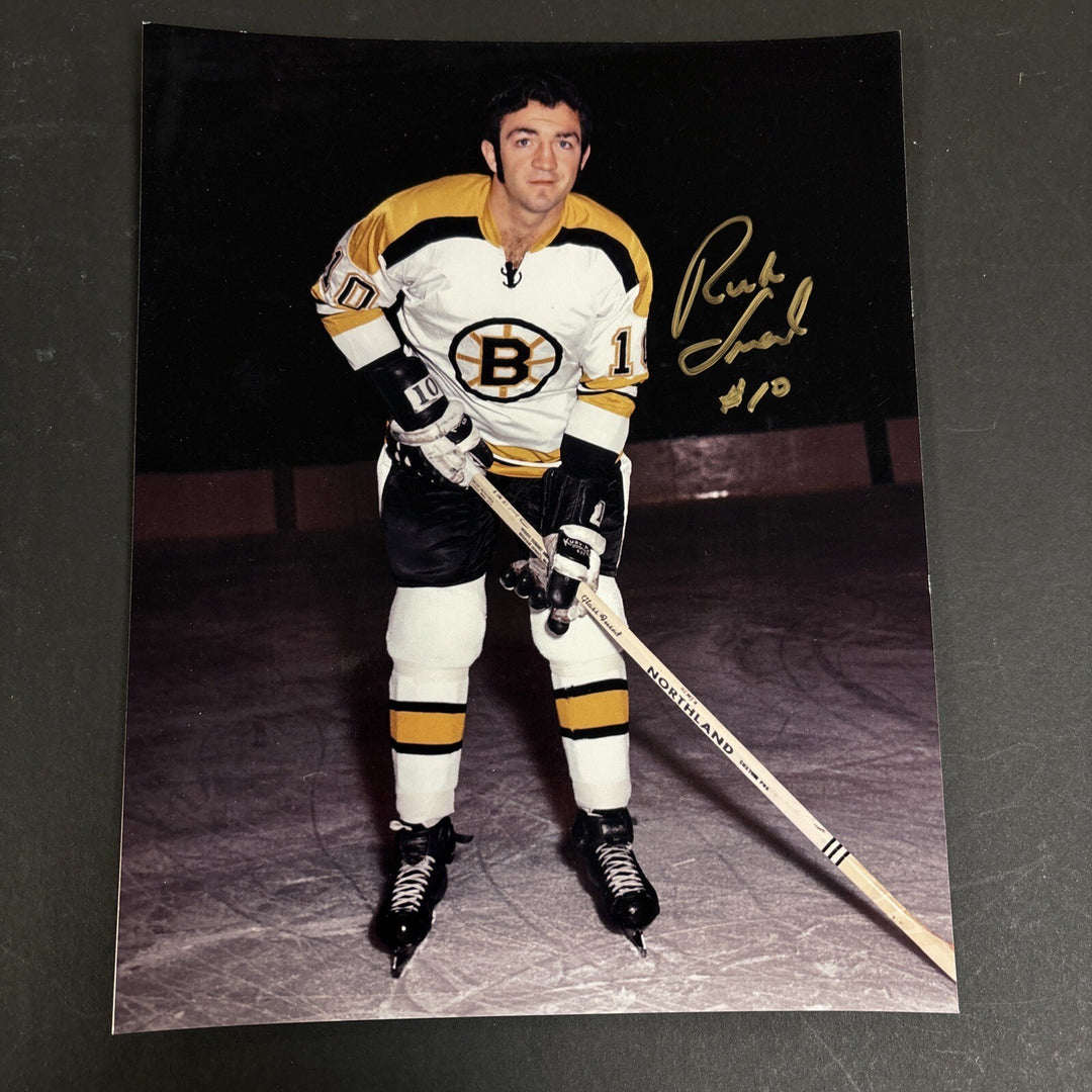 Rick Smith Signed 8x10 Boston Bruins Sportsworld