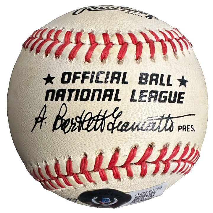 Judy Johnson Autographed Official National League Baseball HOF BAS