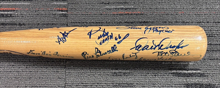 1996 Sox Exchange Fantasy Camp Signed Baseball Bat Rico Petrocelli Pesky Etc.