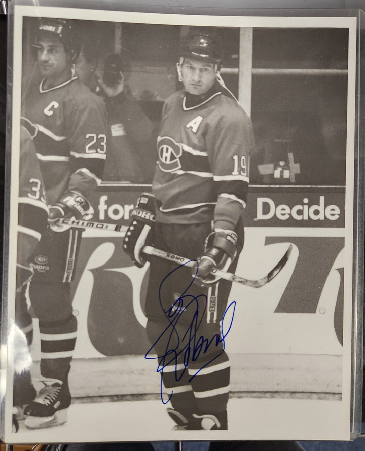 Larry Robinson Autographed 8x10 Photo Montreal Canadiens HOF COA