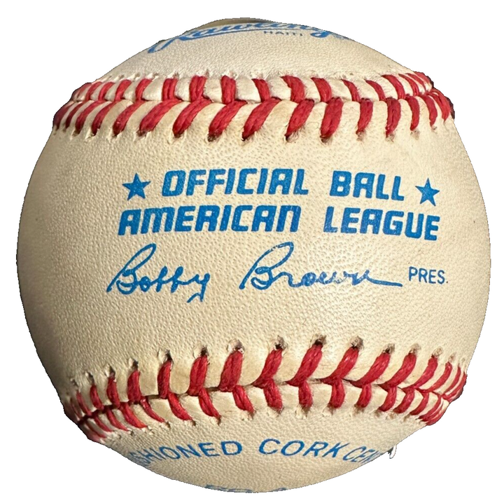 Reggie Jackson Autographed American League Baseball HOF BAS Yankees