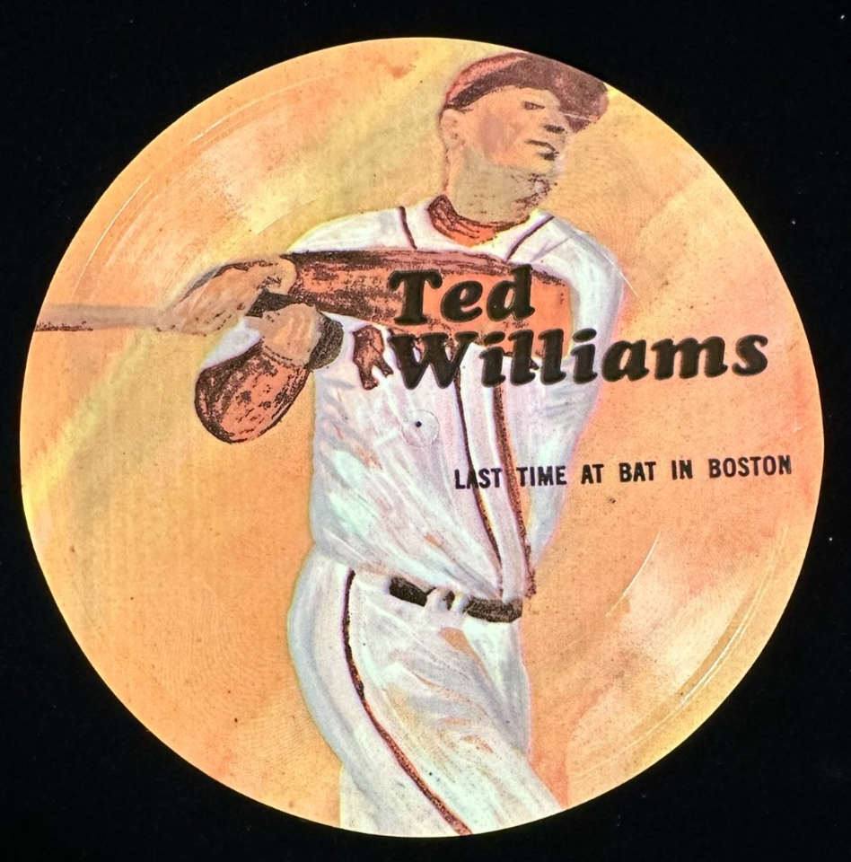 1977 Sports Challenge Record 33 1/3 RPM Ted Williams Last Time at Bat in Boston