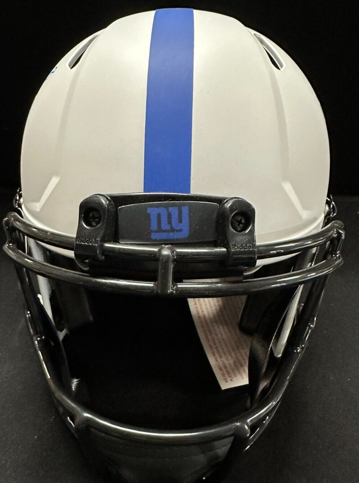 Daniel Jones Autographed Full Size NY Giants Lunar Eclipse Replica Helmet BAS