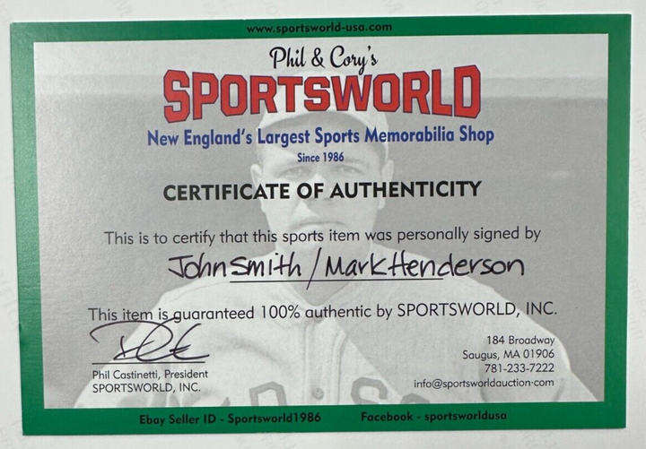 1982 Patriots Vs Dolphins Snow Plow Game Autographed 8x10 Photo John Smith