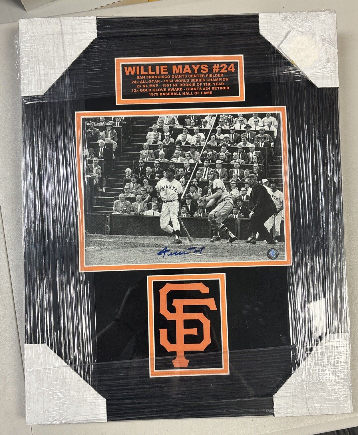 SF Giants Willie Mays autograph 8x10 orders