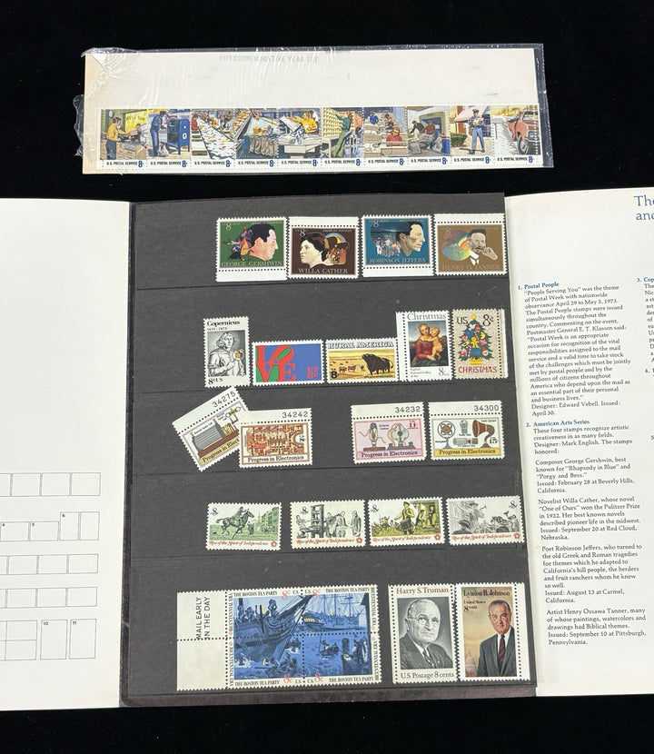 Lot Of 8 US Mint Stamp Sets 1972 Thru 1979 Original Envelopes
