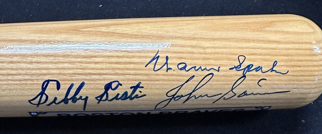 Boston Braves Autographed Cooperstown Collection Bat Mathews Spahn Holmes