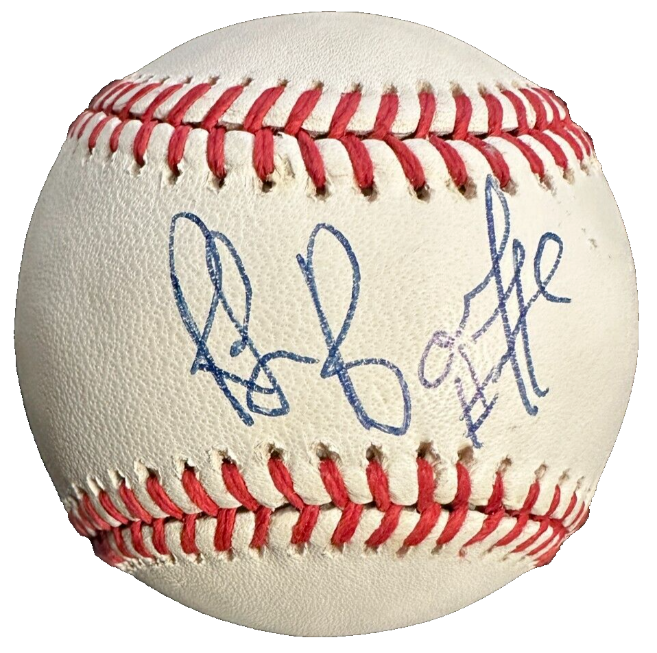 Ray Bourque Autographed Official American Baseball Bruins BAS HOF