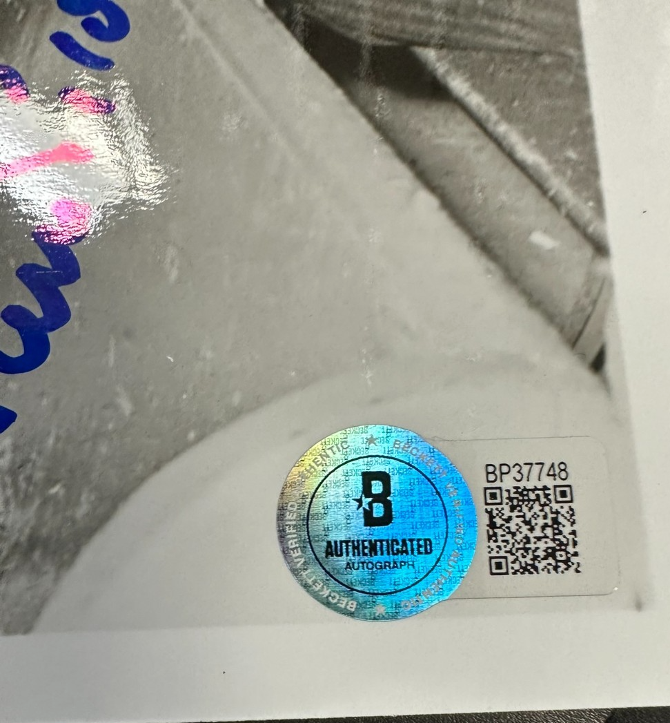 Elmer Moose Vasko & Pierre Pilote Autographed 8x10 Photo Blackhawks BAS HOF