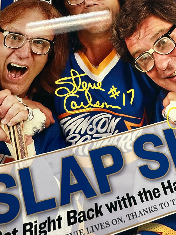 The Hanson Brothers Autographed 16x20 Photo Sports Illustrated Cover Slap Shot