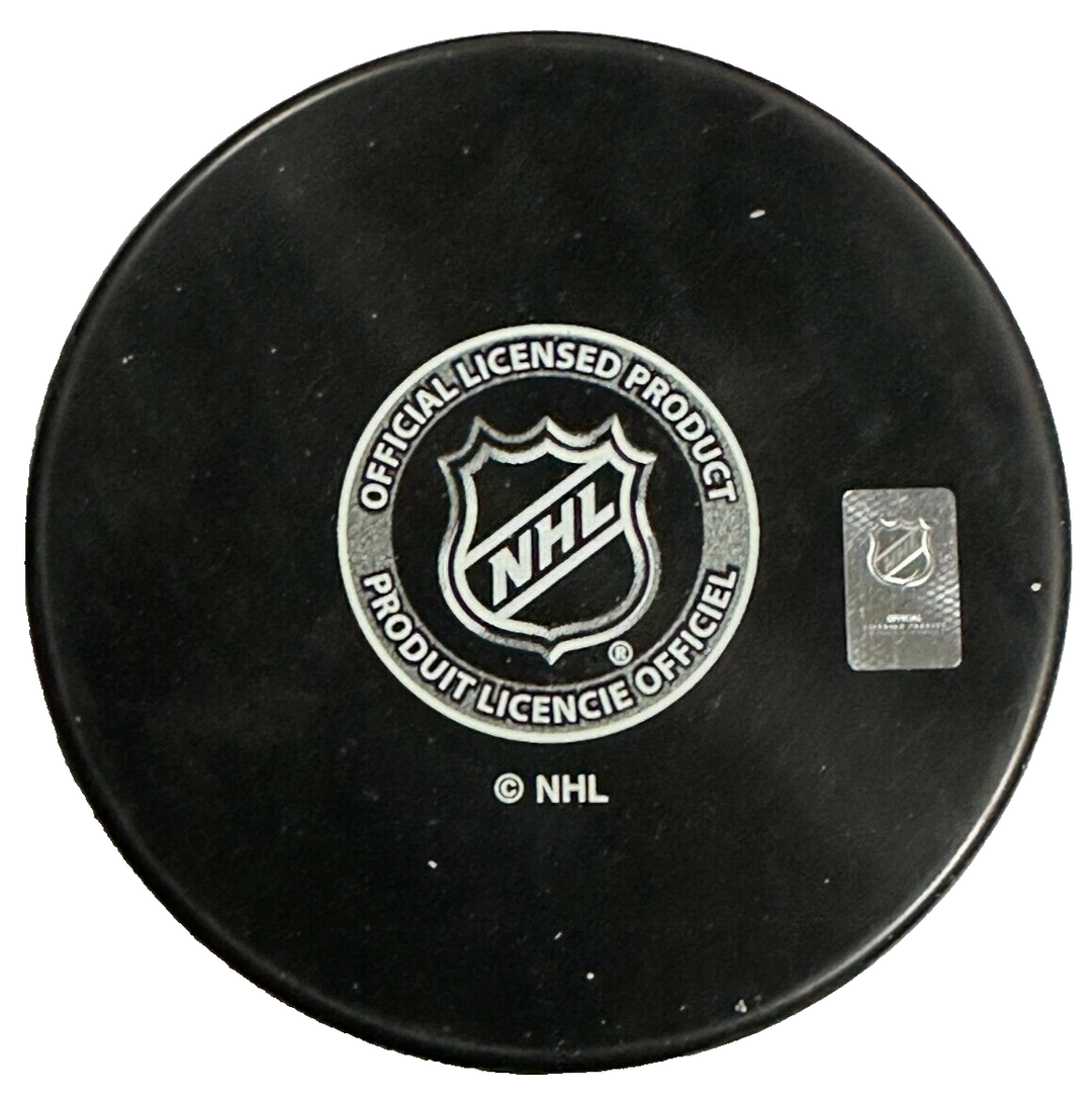 Vic Stasiuk Autographed Boston Bruins Hockey Puck NHL