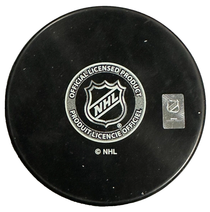 Vic Stasiuk Autographed Boston Bruins Hockey Puck NHL