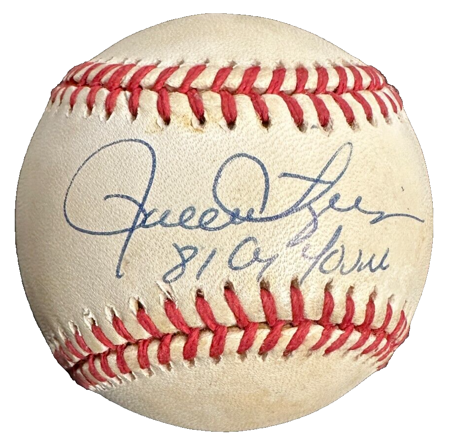 Rollie Fingers Autographed National League Baseball W/ 81 CY Young Insc