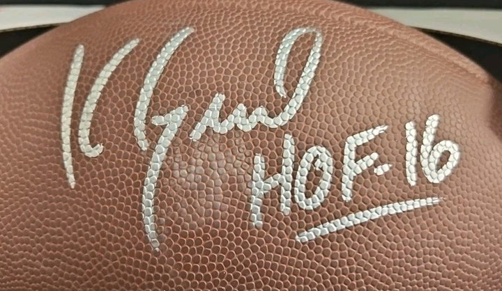 Kevin Greene Signed HOF Inscribed Wilson NFL Bronze Series Football Envoy Holo