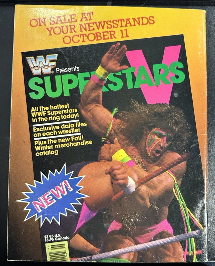 October 1990 WWE Full Magazine Autographed Legion of Doom Road Warriors BAS