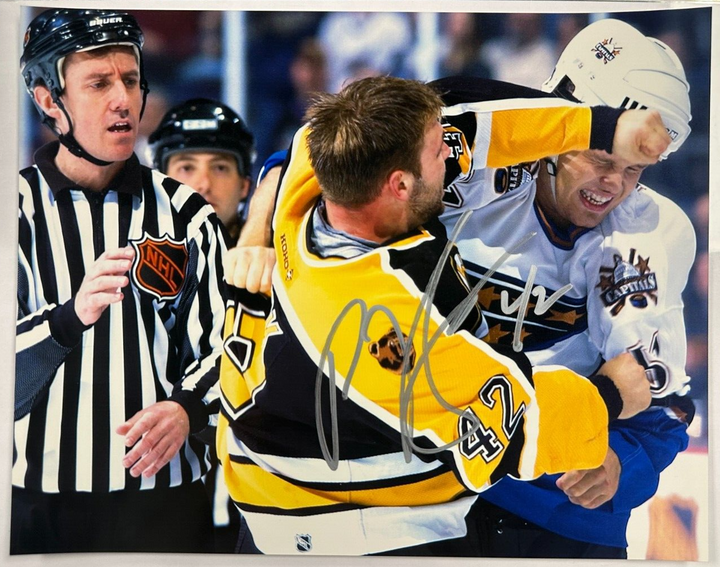 P.J. Stock Autographed 8x10 Photo Boston Bruins NHL