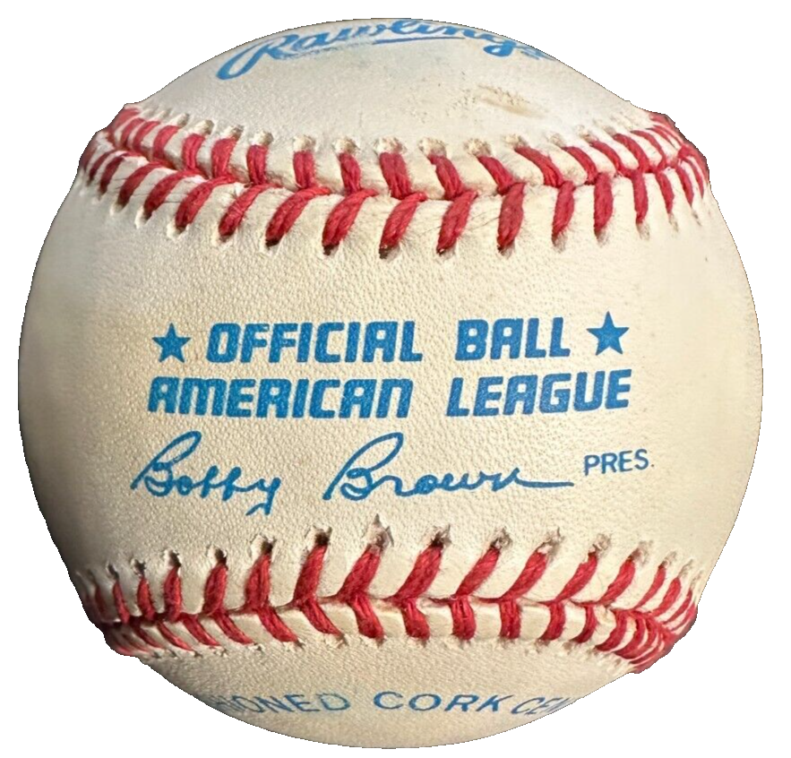 Yogi Berra & Whitey Ford Autographed American League Baseball HOF Yankees