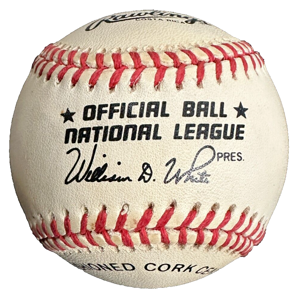 Stan Musial Autographed National League Baseball HOF Cardinals BAS