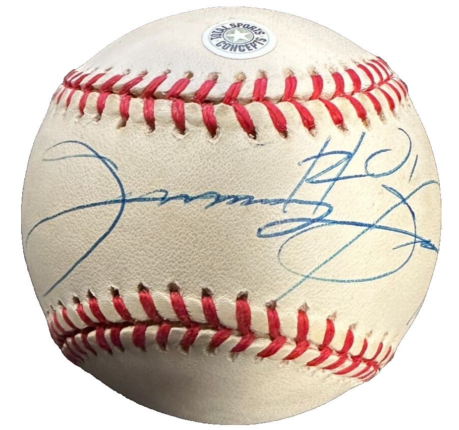 Sammy Sosa Autographed National League Baseball W/ 66 HR & MVP Insc BAS Cubs