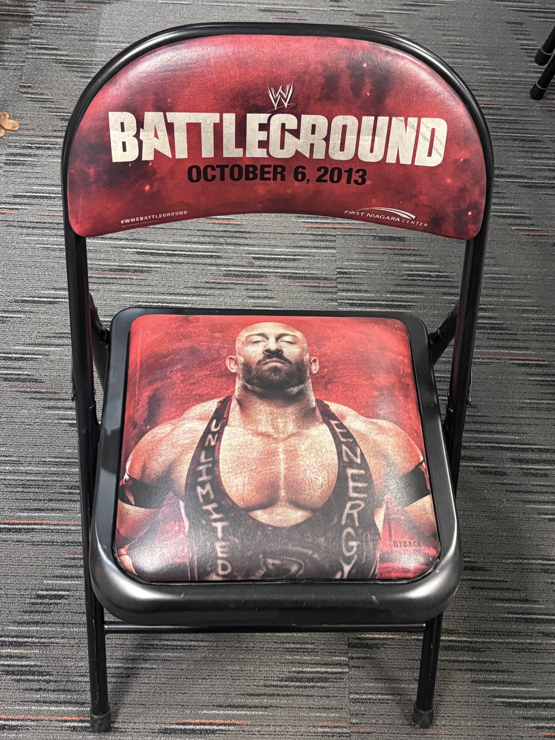 October 6 2013 WWE Battleground Ringside Event Chair Ryback