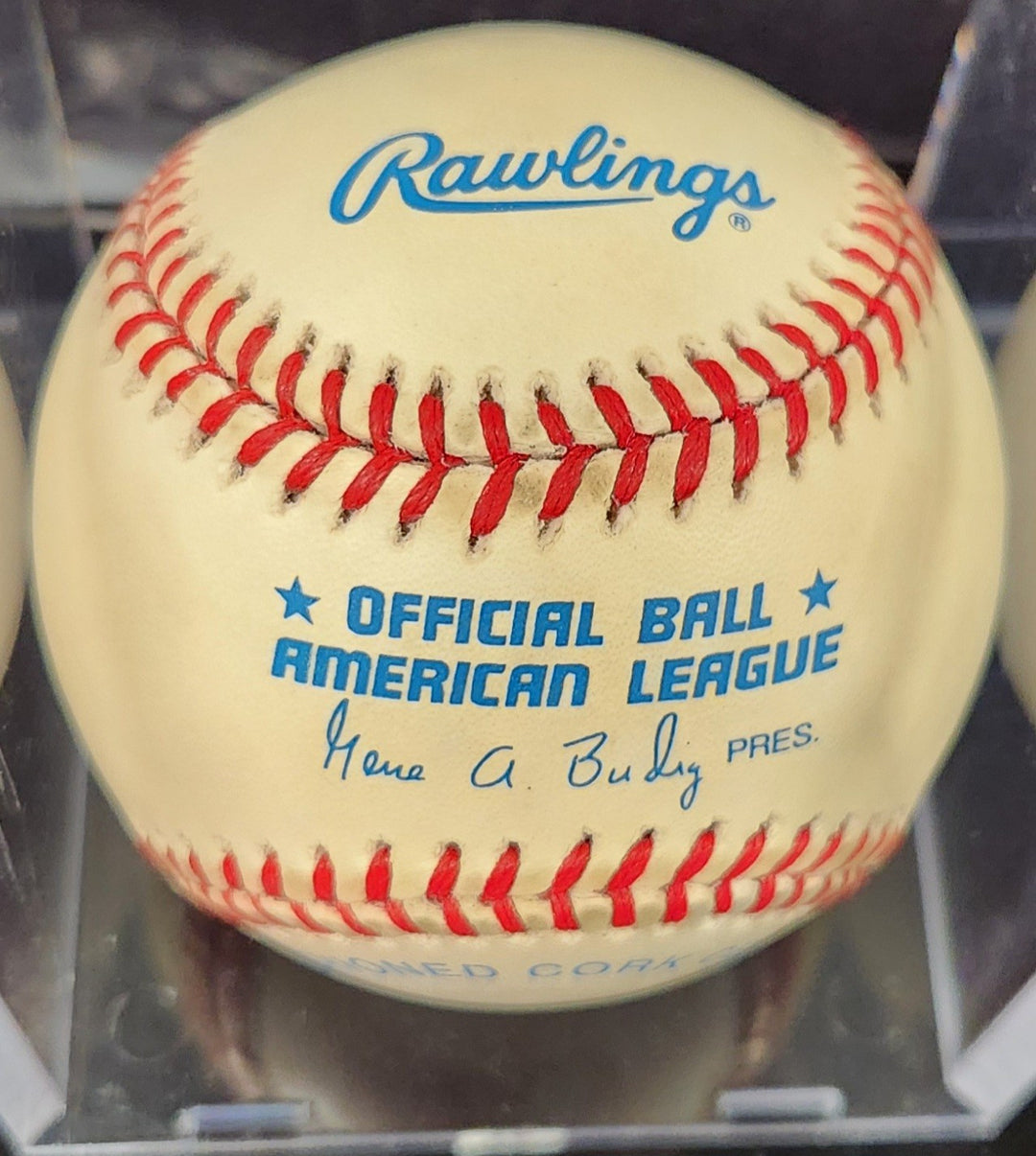 Bobby Richardson Signed Inscribed American League Baseball New York Yankees COA