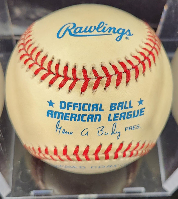 Bobby Richardson Signed Inscribed American League Baseball New York Yankees COA