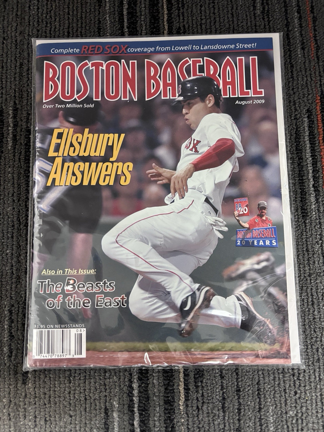 8-23-2009 MLB First Base Yankees At Red Sox MLB Authentic Steiner Ticket Program