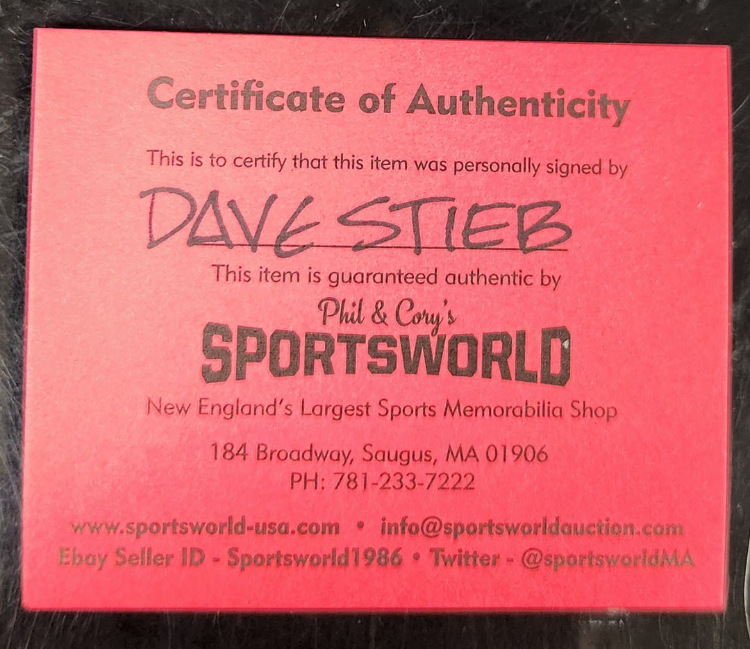 Dave Stieb Signed Rawlings Official League Baseball Toronto Blue Jays COA 