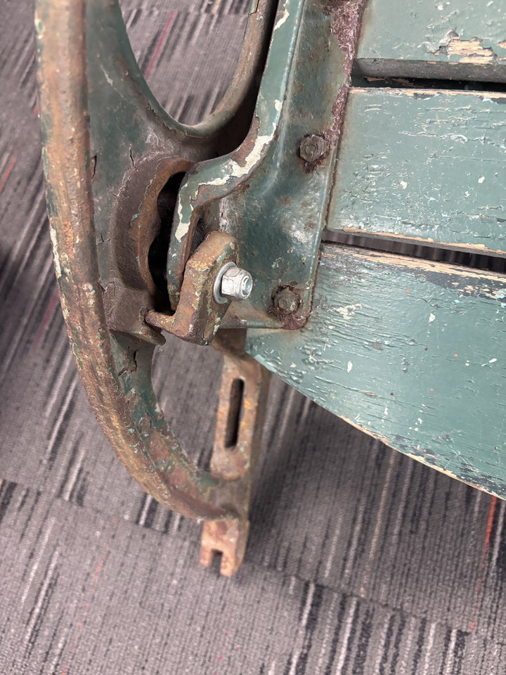 Original Milwaukee County Stadium 1953 Wooden Riser Mount Seat Braves Brewers