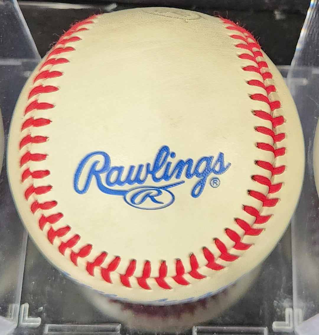 Amos Otis Signed Rawlings Little League Baseball Kansas City Royals COA