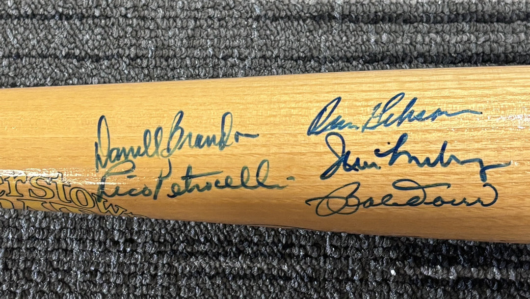 1967 Red Sox Impossible Dream Team Signed Bat Yaz Williams Scott 111/250 JSA