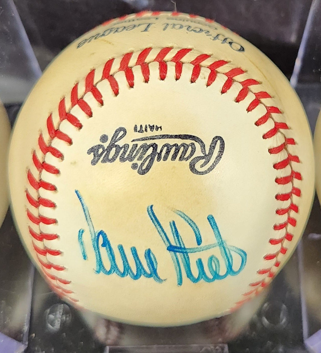 Dave Stieb Signed Rawlings Official League Baseball Toronto Blue Jays COA 