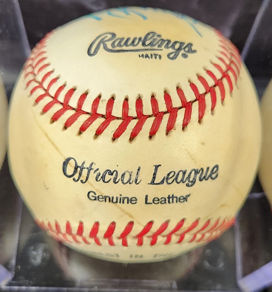 Dave Stieb Signed Rawlings Official League Baseball Toronto Blue Jays COA 