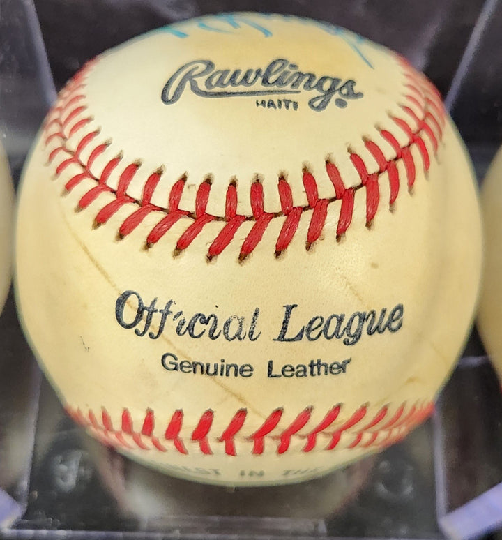 Dave Stieb Signed Rawlings Official League Baseball Toronto Blue Jays COA 