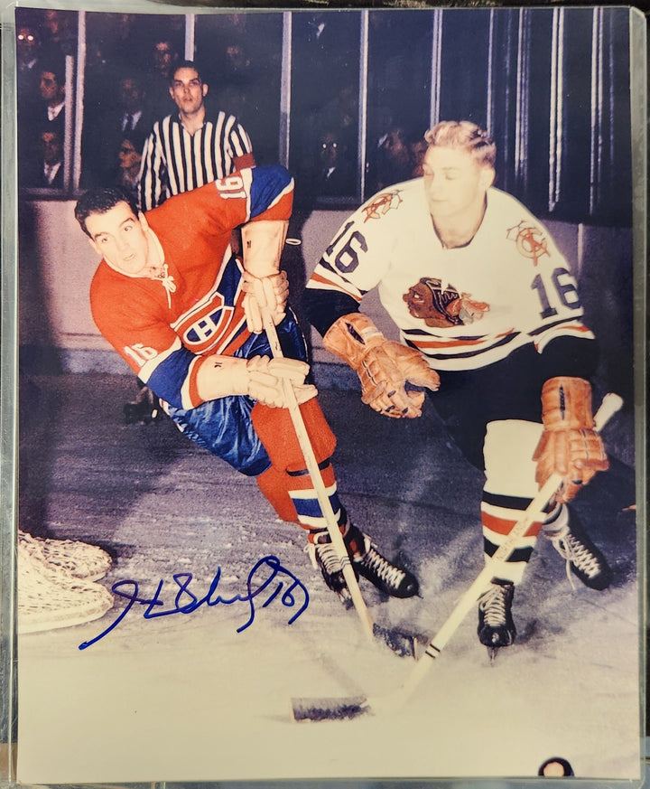 Henri Richard 8x10 Photo Montreal Canadiens HOF COA