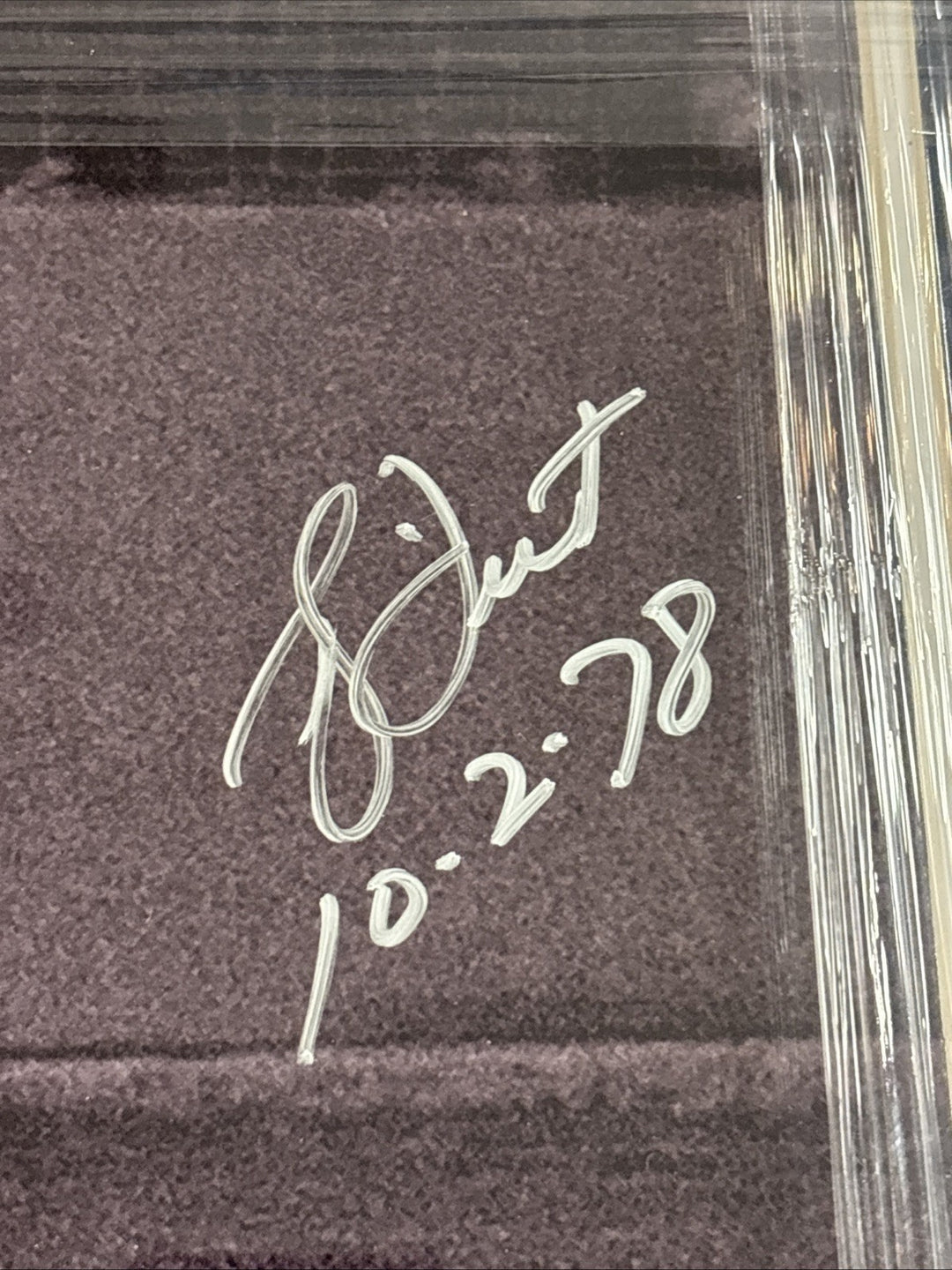 Bucky Dent Mike Torrez Signed 16x20 “Bucky ___! Dent” & Date Inscription Beckett