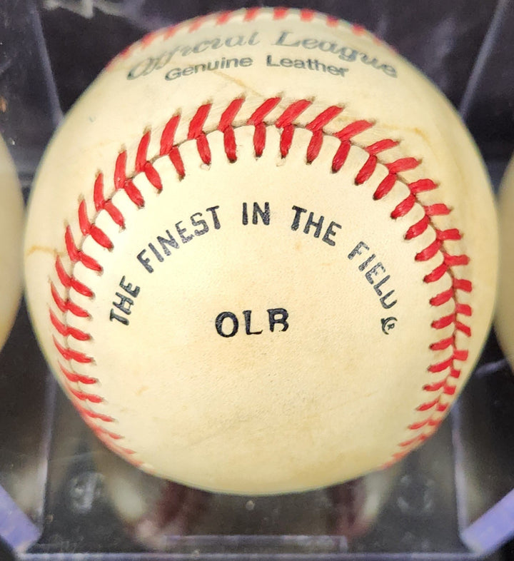 Dave Stieb Signed Rawlings Official League Baseball Toronto Blue Jays COA 