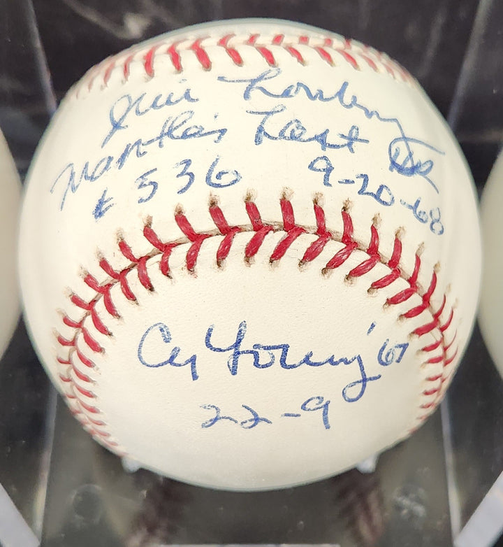 Jim Lonborg Signed Inscribed - Mantle - Major League Baseball Boston Red Sox COA