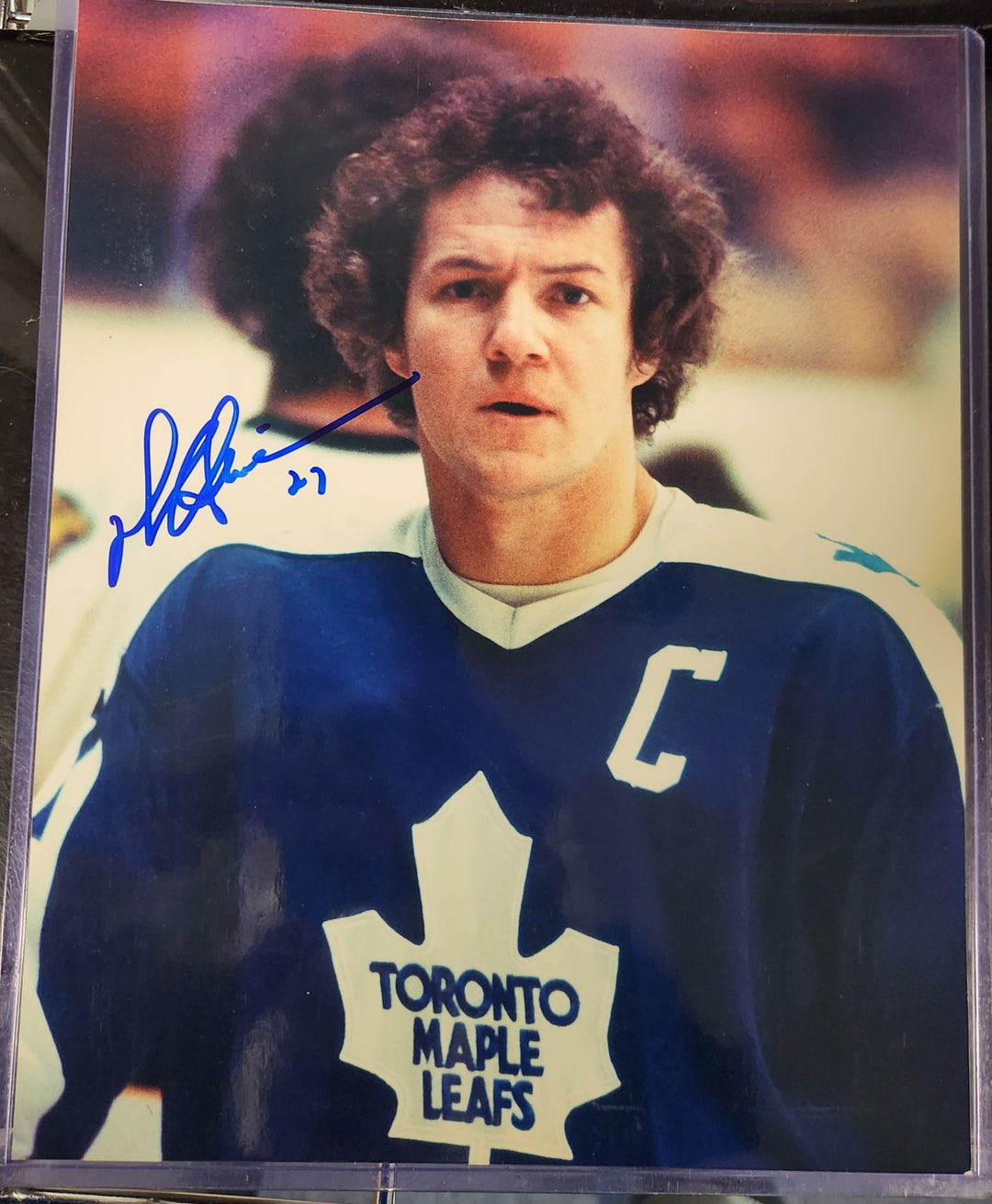 Darryl Sittler Signed 8x10 Photo Toronto Maple Leafs HOF COA