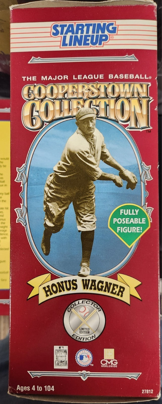 Honus Wagner 1996 Hasbro Starting Lineup Cooperstown Collection 12 Inch Figure
